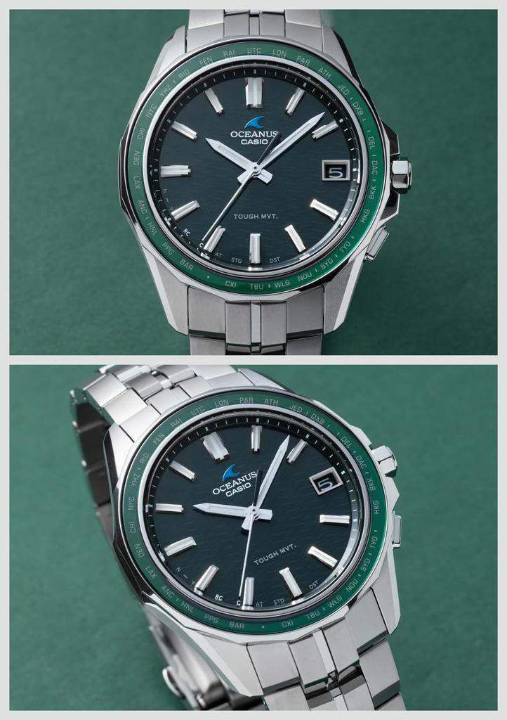 Relógio Oceanus Manta Equipado Com Rádio Bluetooth Solar Vidro Safira Prata [Casio] [] OCW-S400-3AJF Masculino