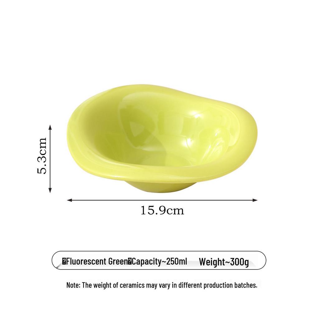 Ceramic Cream Style Salad and Dessert Bowl – Ideal for Afternoon Tea and Cafe Tableware.