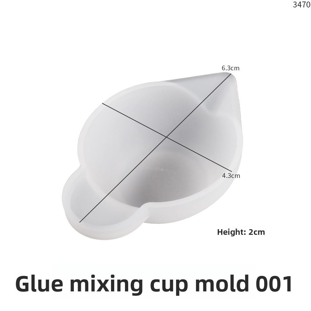 

DIY Crystal Drop Glue Mold color mixing cup sub-packaging cup, card slot cup, silicone mold measuring cup