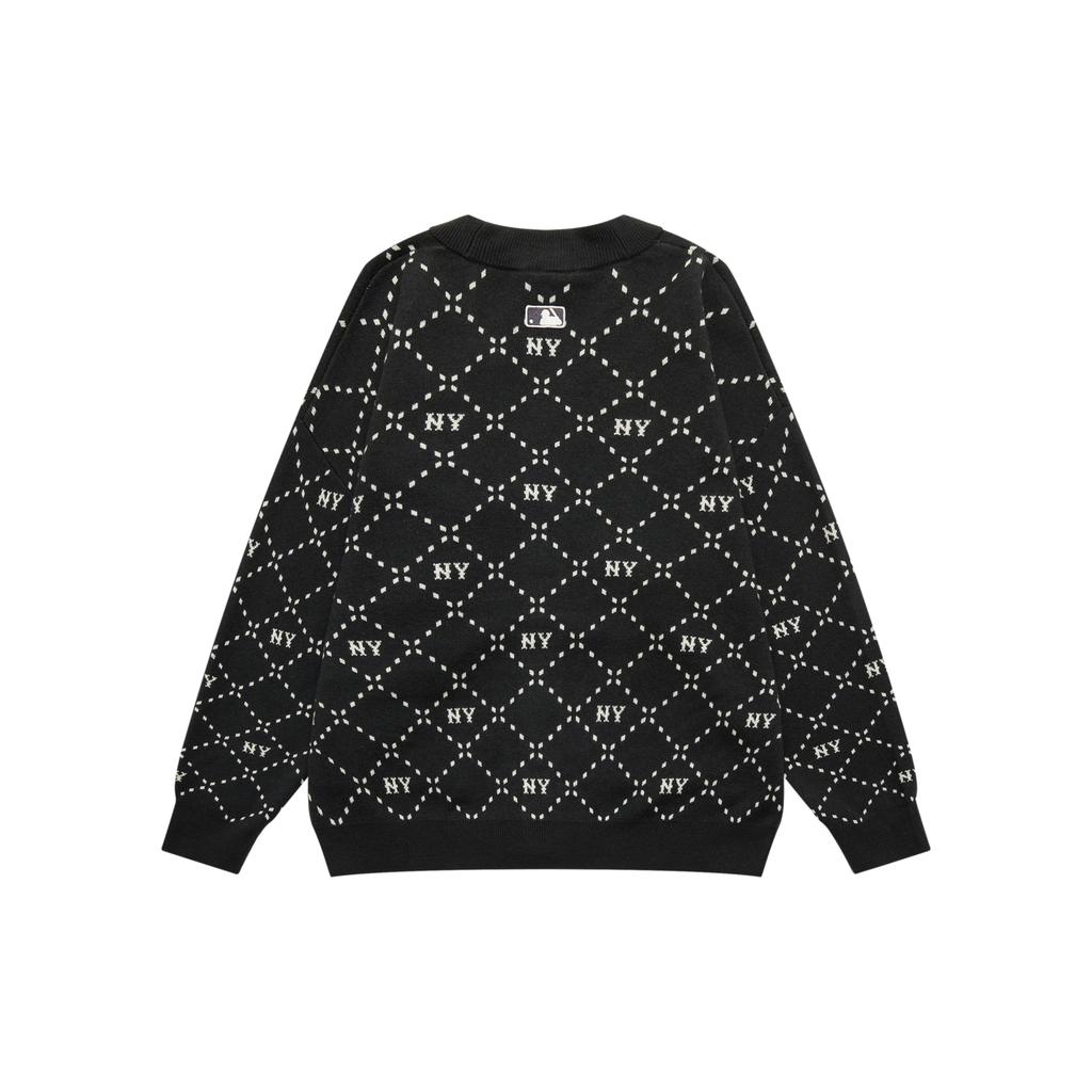 New MLB Knitwear Unisex Charcoal Gray 3AKCM0134-50CGS