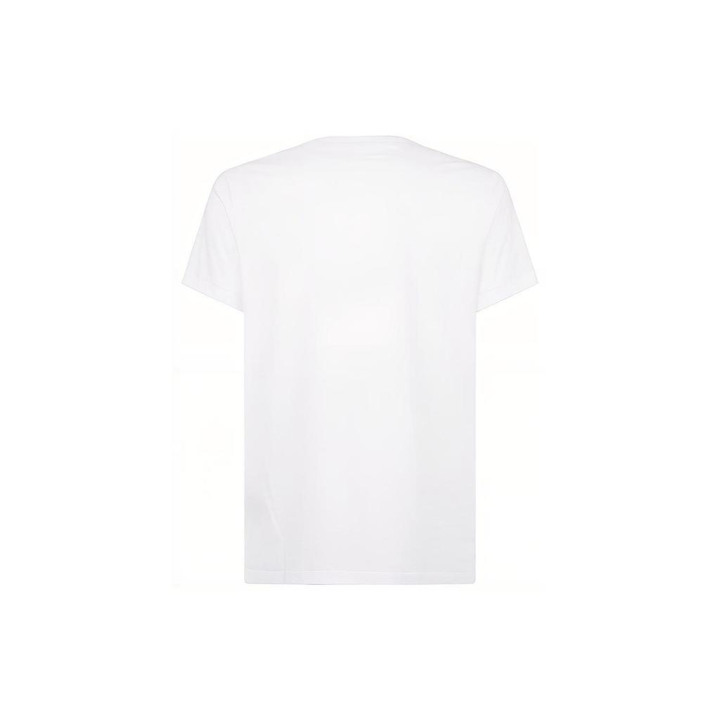 Burberry T Shirts Men's White Crew Neck Moderate 8003831