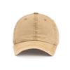 Summer Short Brim Baseball Cap Retro Solid Color Cotton Cap Men Sun Hat