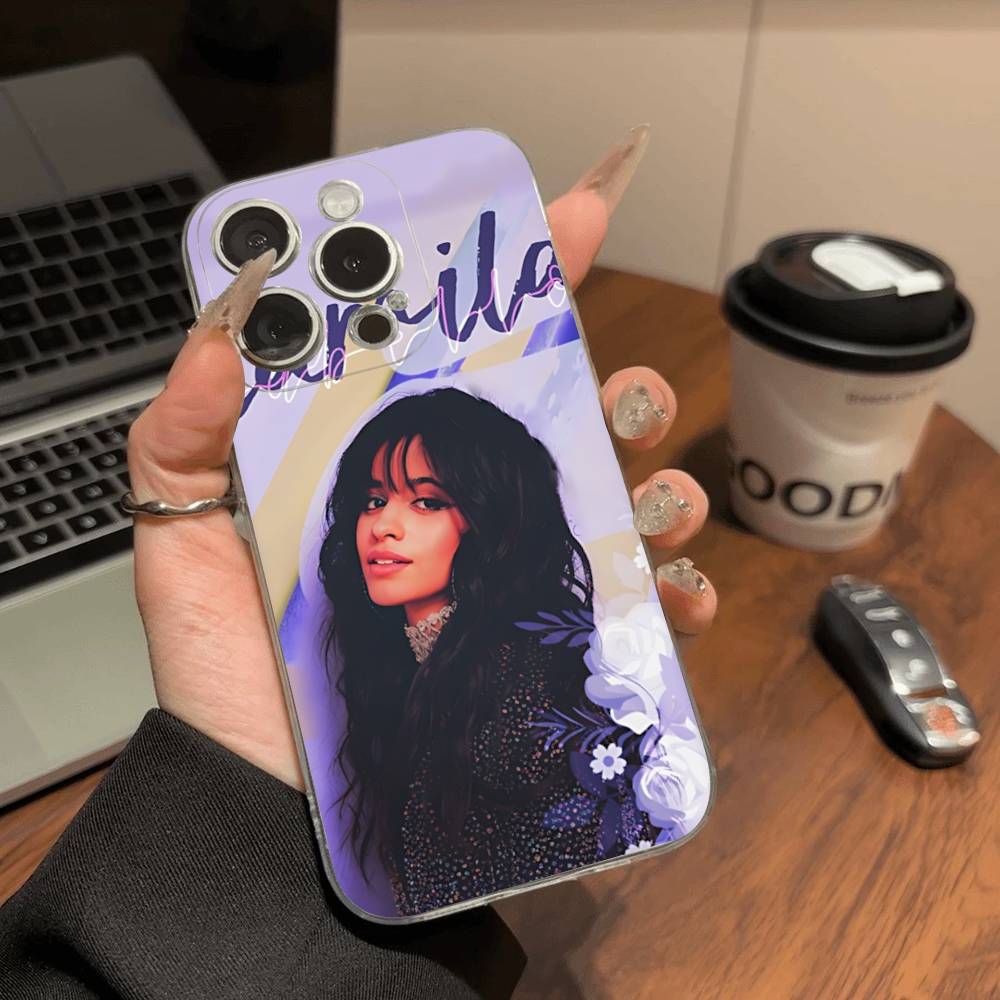 Hot Singer C-Camila C-Cabello Transparent Phone Case For IPhone 17 Air 16 Pro Max 15 14 13 12 11Plus Shockproof Cover