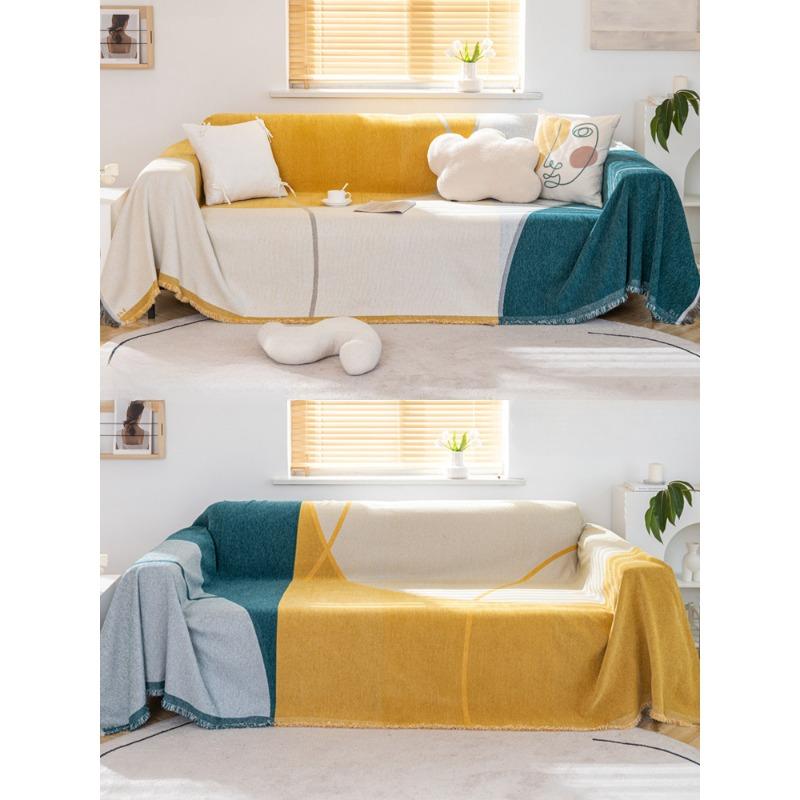 Sofa Cover Towel Chenille Anti-Scratching Sofa Cushion All-Inclusive Non-Slip Cover Cover Modern Simple Universal Cover Thickened