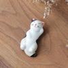 Japanese-Style Ceramic Cat Chopstick Rest Set