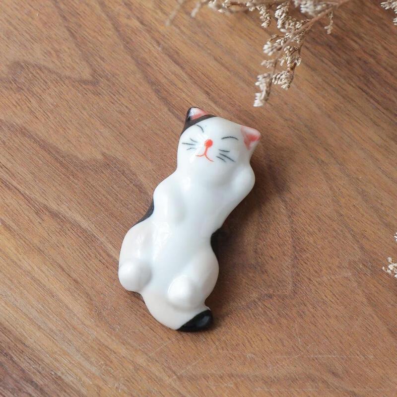 Cute Ceramic Cat Chopstick Holders