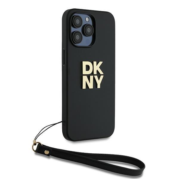 Dkny Dkhcp14Lpbswsk Iphone 14 Pro 6.1Czarny/Black Hardcase Wrist Strap Stock Logo