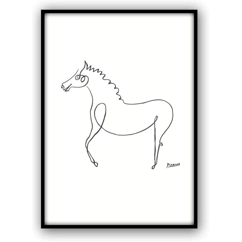 

picasso cute horse picture Various sizes poster aoipro (A3 size)