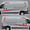 DIY Stripes Images Decal Sticker Decoration Universal for Caravans Trailer Self Adhesive Campers Body Decoration Sticker
