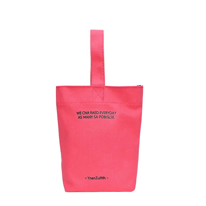 Simple Casual Handbags Canvas Shoulder Crossbody Bags Large Capacity Shopper Bag Letters Shoulder Crossbody Bags Purse