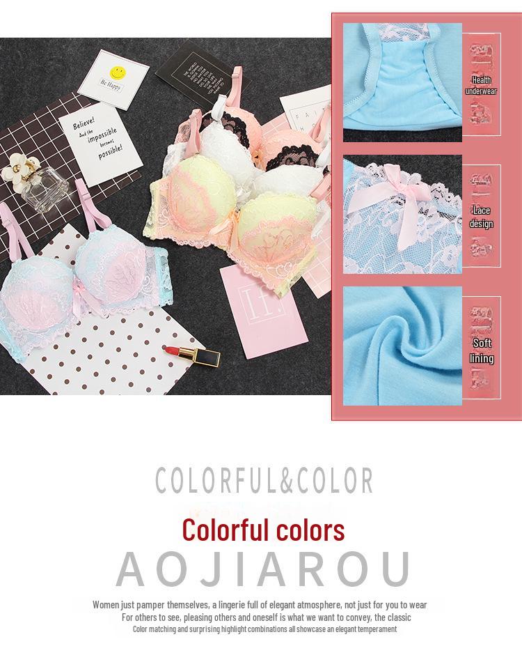Macaron Lace Bra and Panty Set - Sexy, Supportive Women's Underwear
