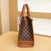 Printed Large Capacity New Women's Bag Fashionable Tote Bag Women's Checkerboard Handbag Single Shoulder Crossbody Bag