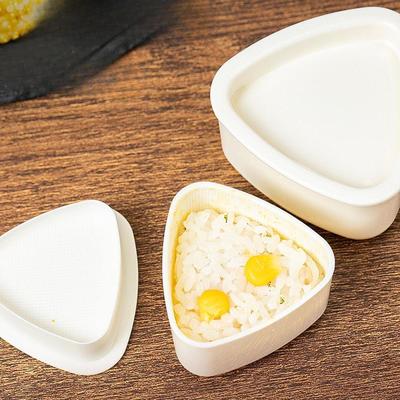 2 Pieces Triangle Rice Ball Maker Food Storage Tool Special Sushi Container