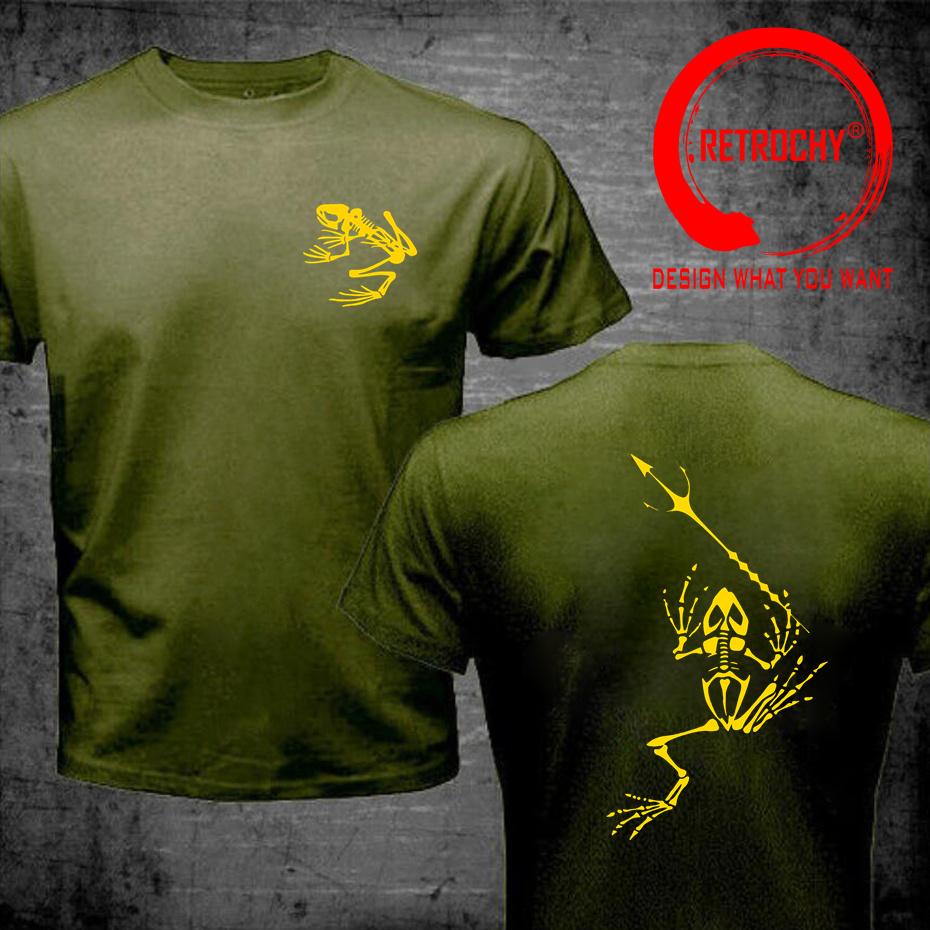 Funny Custom Design USMC Naval Frog TShirt 100 Cotton ONeck Short Sleeve Summer Casual Unisexs T Shirt Unisex Streetwear Tee Shirt