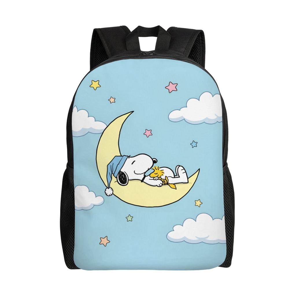 S-Snoopies Backpacks for Men Women Waterproof School College Manga Bag Print Bookbag
