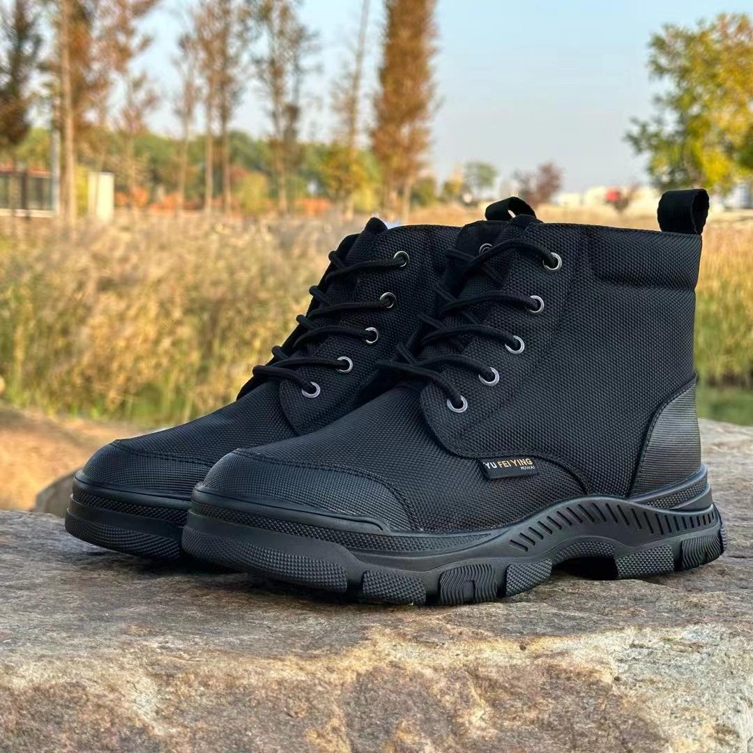 

Fur integrated wool boots Snow boots Winter cold and warm thickened wool shoes Outdoor cold cloth cotton shoes 38 чёрный