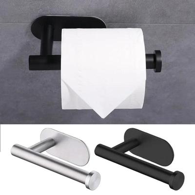 Support Papier Toilette Acier Inoxydable 304 Montage Mural Sans Perçage Distributeur Rouleau Serviette en Papier pour Accessoires Salle de Bain Cuisine