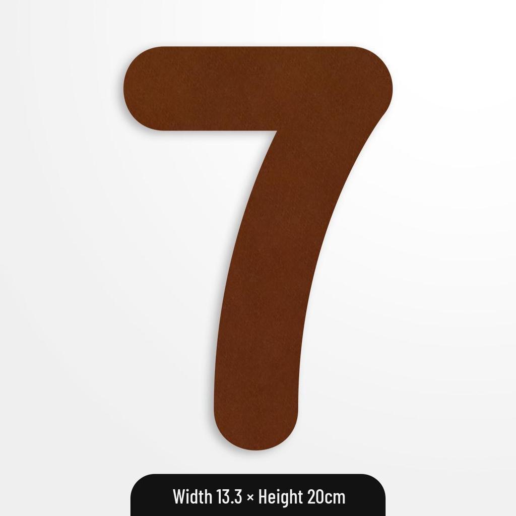 Coffee Forest Style Birthday Letters & Numbers Decoration for Kids' First Birthday Photoshoot