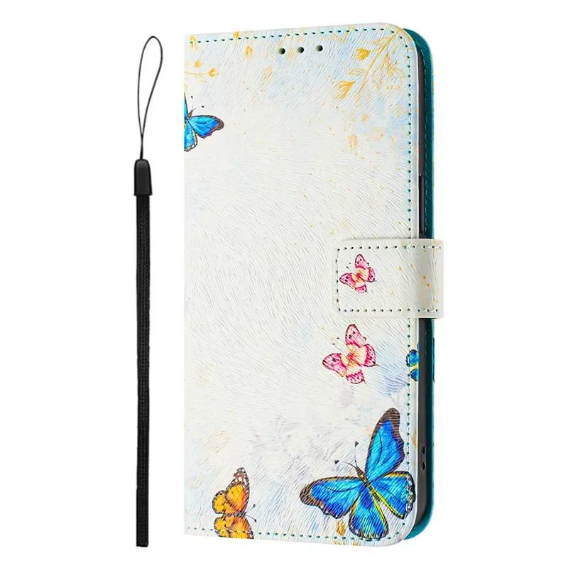 Luxury Flip Leather Case For Redmi 14C Flip Cover on For Xiaomi Redmi 14C 14R A4 Turbo 4 5G 14 C Wallet Bags Flower Cases Shell