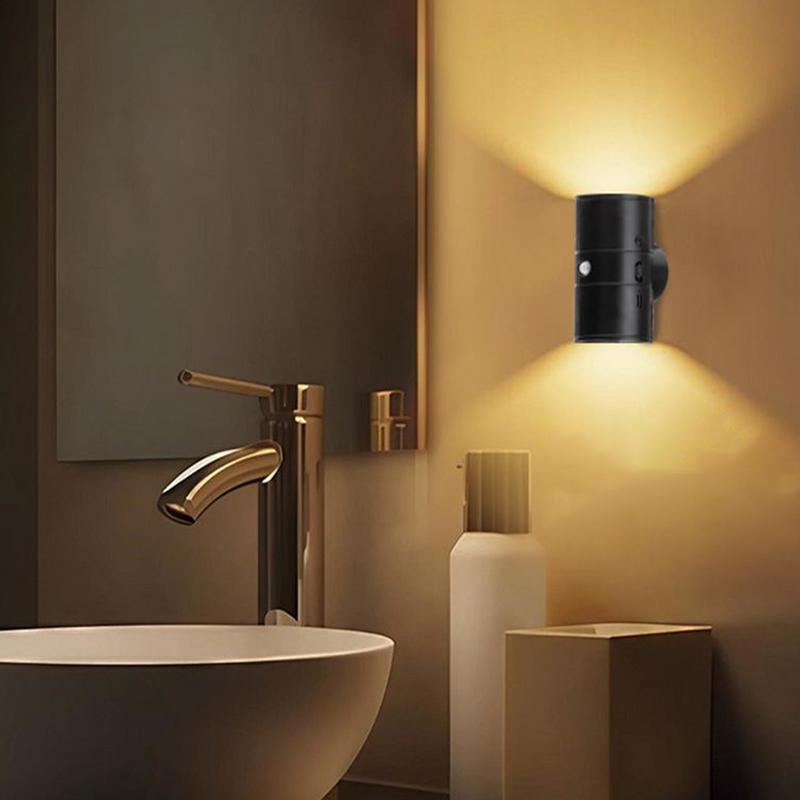 Magnetic Wall Light Rechargeable Motion Sensor Light Indoor 1200mAh Modern Smart Magnetic Lamp For Home Decor Entryway Living