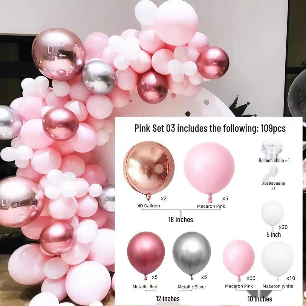 Luxury Balloon Set for Birthdays & Events - High-End Party & Ceremony Decoration Arch