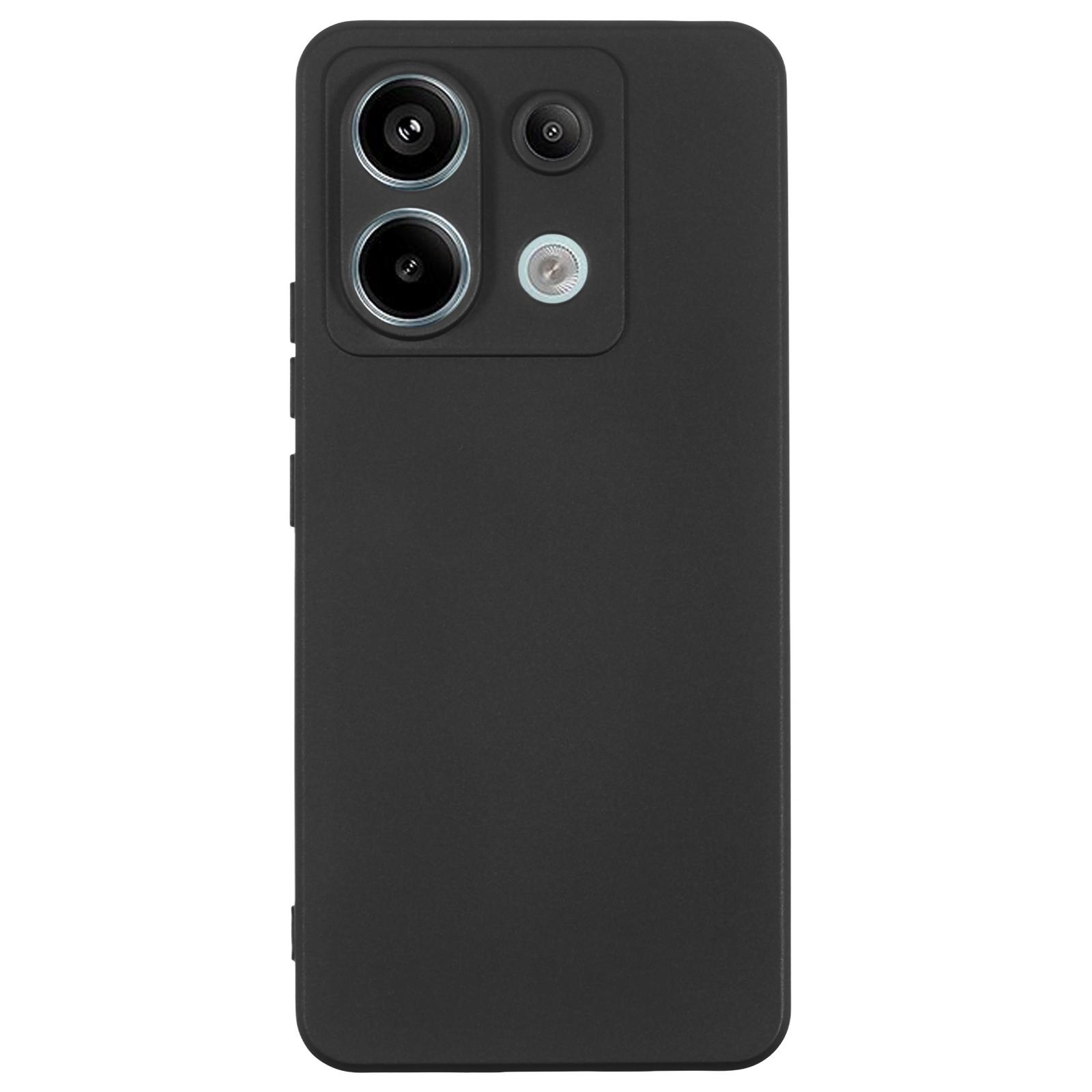 

Guardian Series For Xiaomi Redmi Note 13 Pro 5G/Poco X6 5G TPU Case Matte Phone Back Cover Black