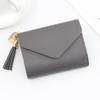 Trendy Women's Short Tassel Clutch with Card Holder & Coin Purse