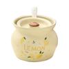 Ceramic Earthen Pot with Lid for Stews & Double Boiled Dishes - Single-Serve Steamed Egg Cup Included