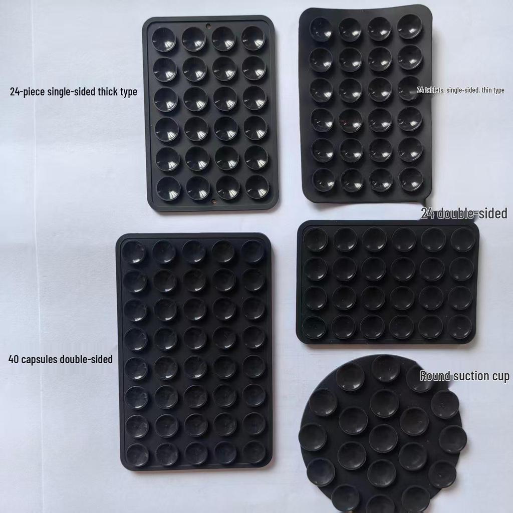Double-Sided Silicone Mobile Phone Suction Cups - Available In 19, 24, 40, 48, 80 Pcs.