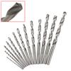 Drill Bit Set 13pcs HSS Hole Cutter Drilling Silver