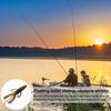 Shrimp Lure Fishing Bait with Twin Ridge Tails Realistic Looking Bright Color Portable Soft Bait Artificial Shrimp Lure