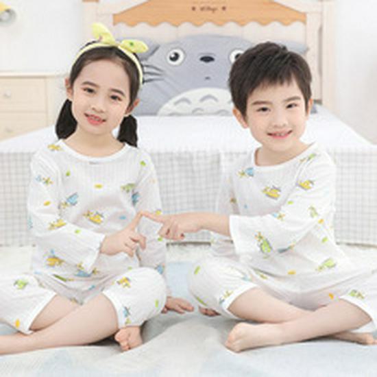 Children's Cotton Underwear & Pajama Set: Warm Wool Sweater, Bottoms for Boys & Girls, Autumn/Winter Comfort