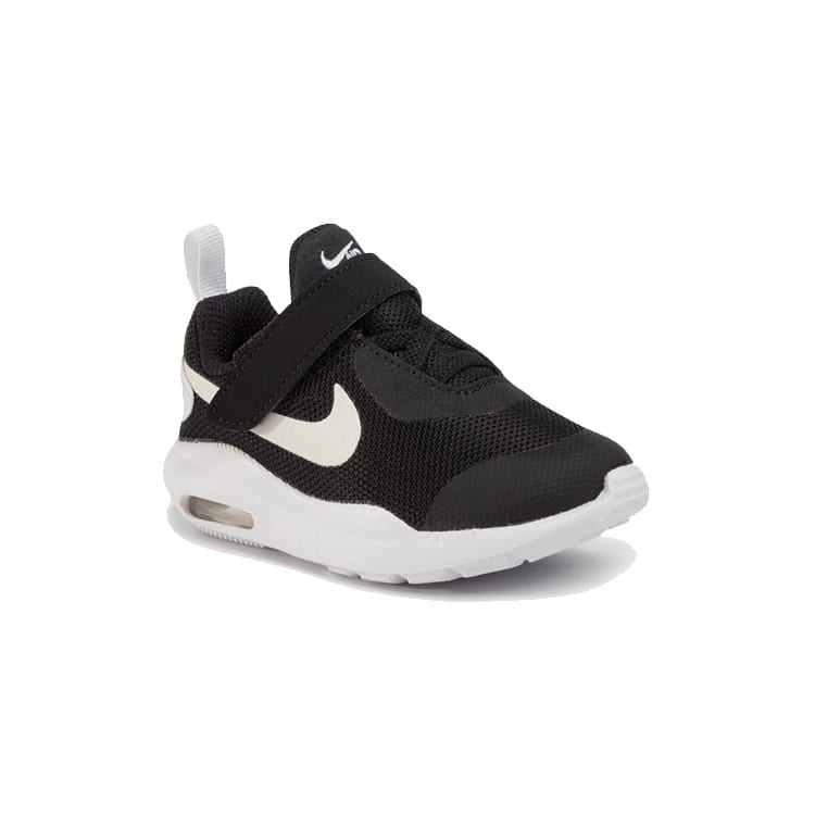 Nike Air Max Oketo Cushioning Low top Running Shoes Black White Infant And Toddler AR7421-002