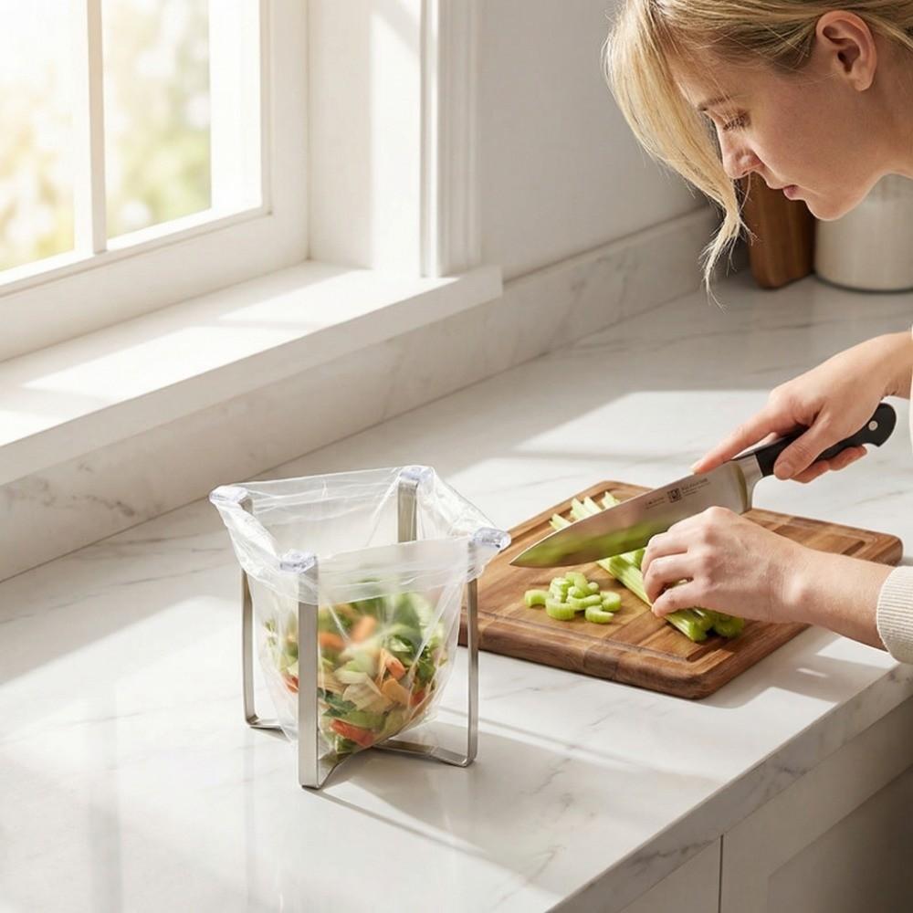 Stainless Steel Sink Strainer Net Bags Disposable Mesh Food Waste Catcher  Restaurant Use