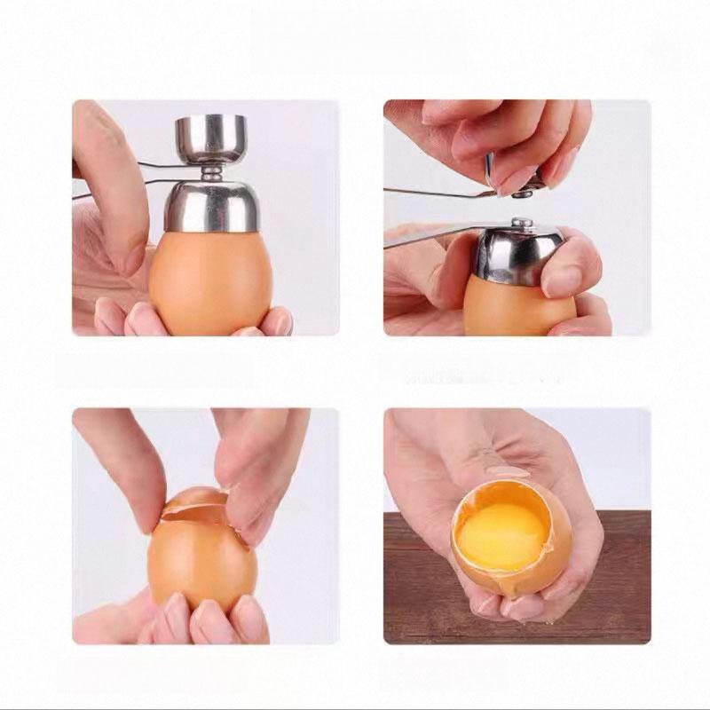 1PC Stainless steel egg cap cutter - Shell cutting tool for egg shells - Shell opening tool for egg caps - Kitchen small tool