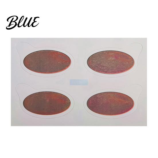 Fade-resistant Eye Shadow Patch Self-Adhesive Fast Makeup Stickers Waterproof Party Patch Glitter Fake for Festival Prom Smudge-proof