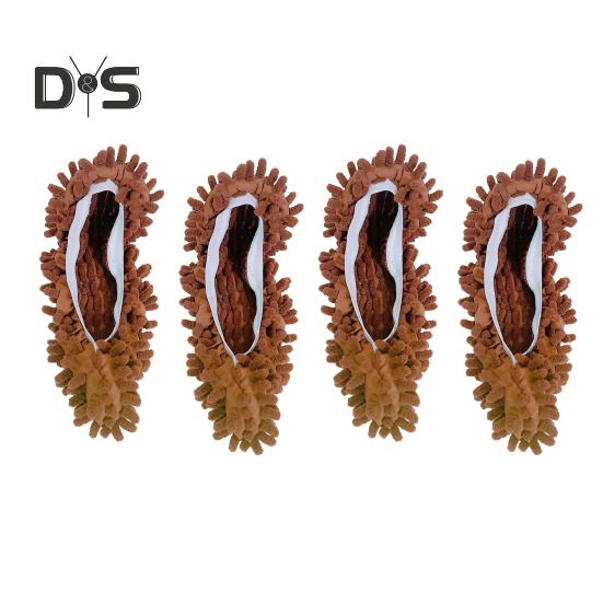 2 זוגות כיסוי נעליים עצלניות ספיגת אבק חזקה קל לנשיאה אלסטי עמיד בפני שחיקה מגבי רגליים כלי לניקוי רצפות