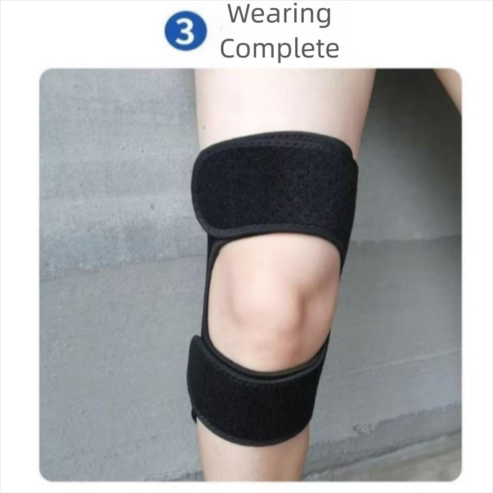 2PCS Non-slip Knee Booster Support Adjustable Spring Force Stabilizer for Knee Power