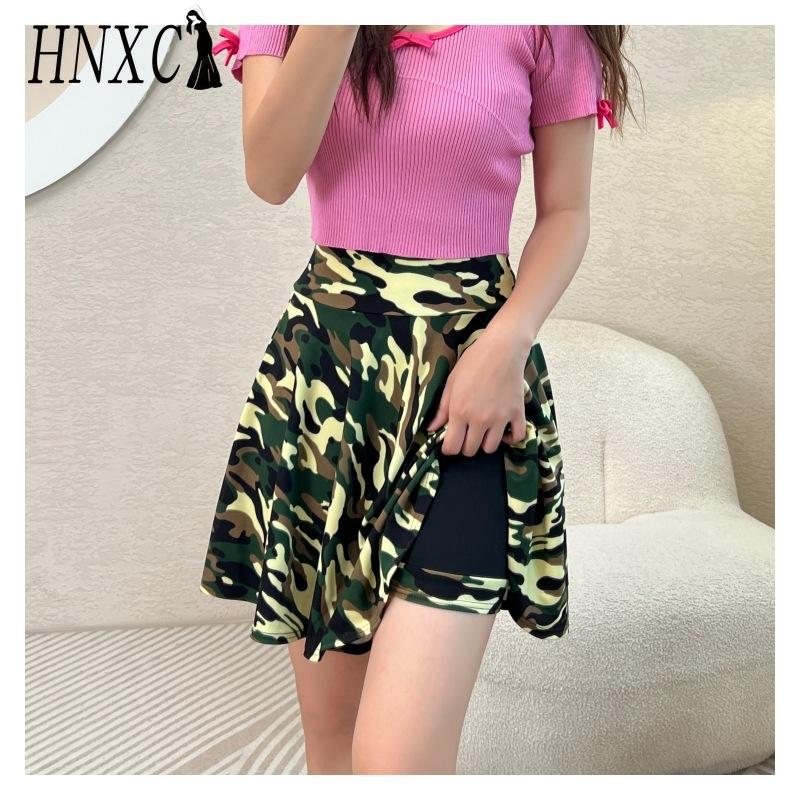 HNXC Dámská módní ležérní letní jarní sukně