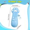 Silicone Pencil Case Cat Claw Design Multipurpose Waterproof Large Capacity Small Zipper Closure