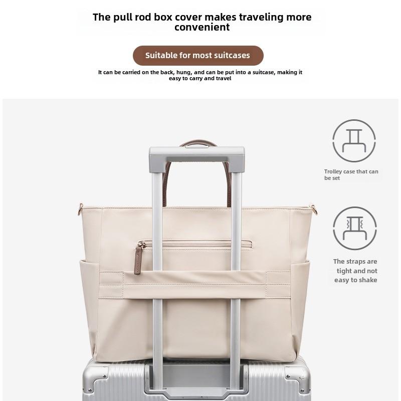 Modische und lässige leichte Hand-Schultertasche Computertasche Einkaufstasche mit großem Fassungsvermögen