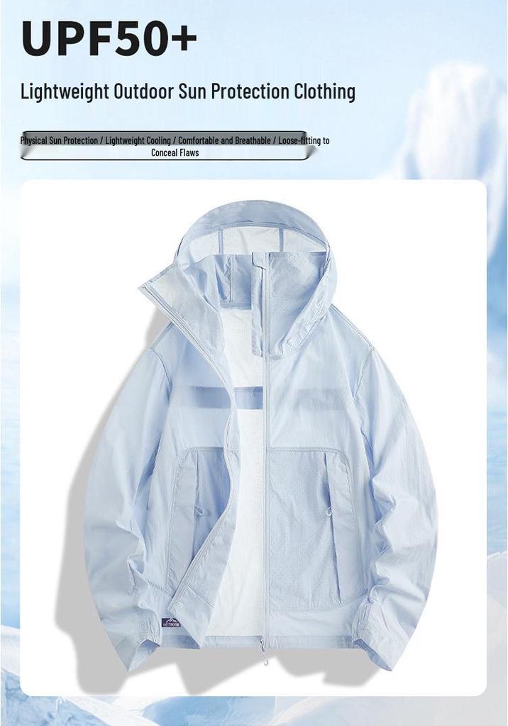 Petite Women's Lightweight Outdoor UV Protection Jacket and Men's UPF50+ Hiking Sun Jacket