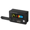 A96I-DC 8-30V LCD Digital Battery Voltmeter Capacity Indicator Lithium Acid Battery Voltage Tester Meter Tool Typec Output