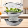 3Pcs/Set with Grater Cover Drain Wash Vegetables Basin 3-in-1 Vegetable Grater Grater Drainer