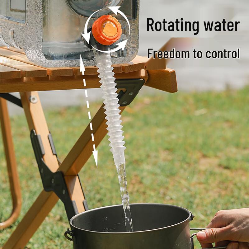 Portable Outdoor Food-Grade PC Water Storage Barrel