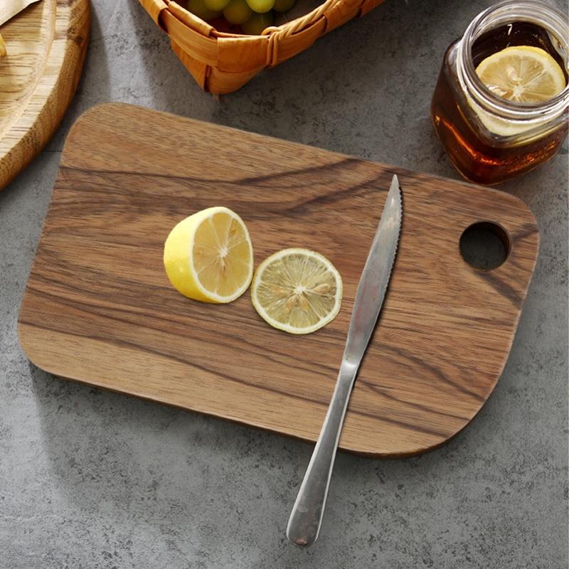 Wooden Cutting Board With Hanging Hole 11.4 X 6.7 X 0.8in Wood Chopping Board Pizza Board Tray For Kitchen