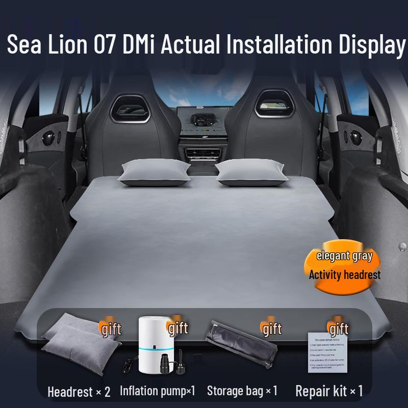 BYD Sea Lion 07dmi Car Mattress: Rear Seat Inflatable Bed and Trunk Sleeping Pad