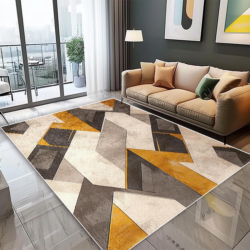 Modern Geometric Style Large Carpet Nordic Living Room Decor Home Bedroom Area Rugs Lounge Study Washable Non-slip Floor Mats
