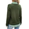 Women's Striped Knit Pullover Sweater Loose Fit Long Sleeve Casual Top
