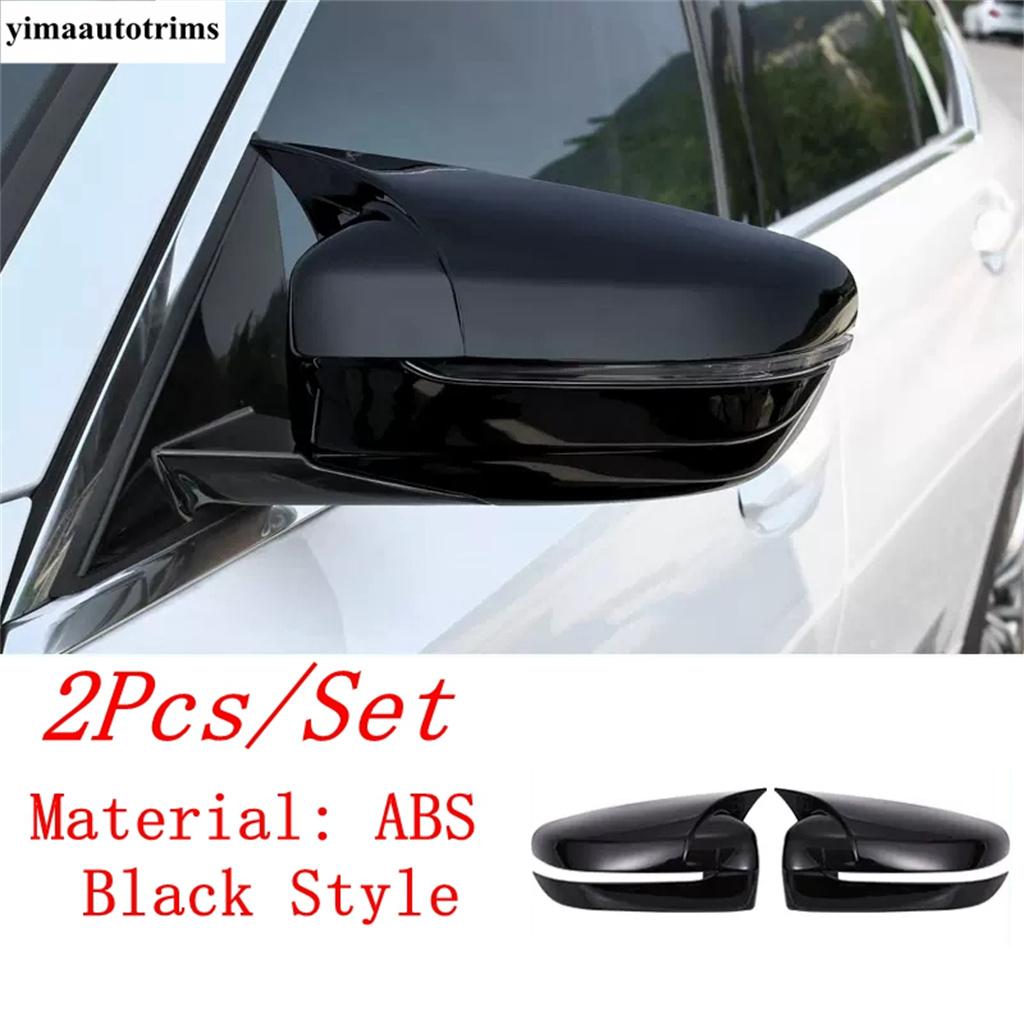 Outer Side Door Rearview Mirror Rear-view Decoration Cover Trims For BMW 5 6 Series GT G30 530I 2017 - Exterior Accessories